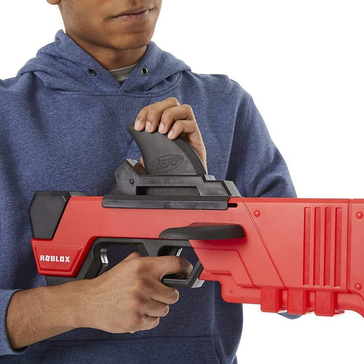 NERF Roblox MM2 Shark Seeker Mega Blaster Hasbro F2489