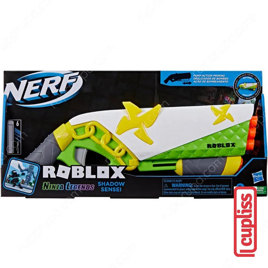 NERF Roblox Ninja Legends Shadow Sensei Elite Blaster Scorpion Hasbro F5486