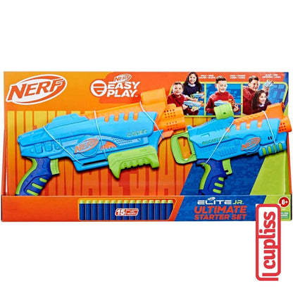 NERF Elite Jr Ultimate Starter Set Elite Blaster Hasbro F6369