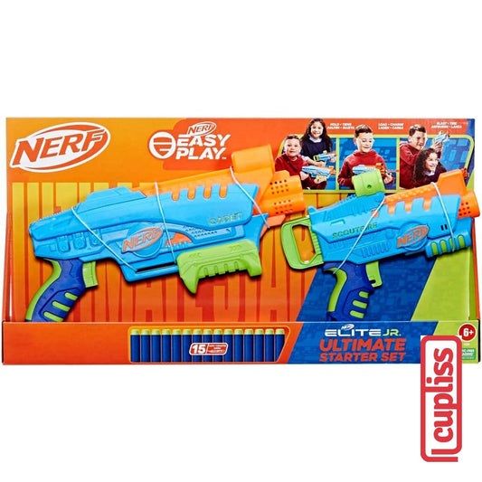 NERF Elite Jr Ultimate Starter Set Elite Blaster Hasbro F6369