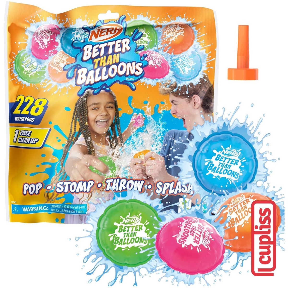 NERF Balloons Better Than Water Fun Balon Air Hasbro F8742 F8743 F9007