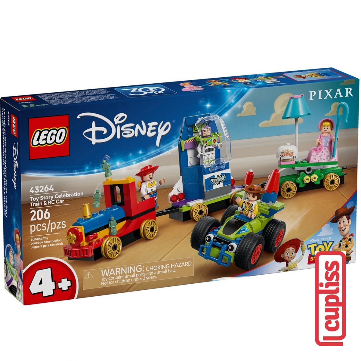 LEGO Disney 43264 Toy Story Celebration Train RC Car