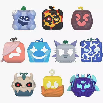 BLOX FRUITS Collectible Mystery 4 Pack Set Blind Box include Code DLC Phatmojo Original 3304