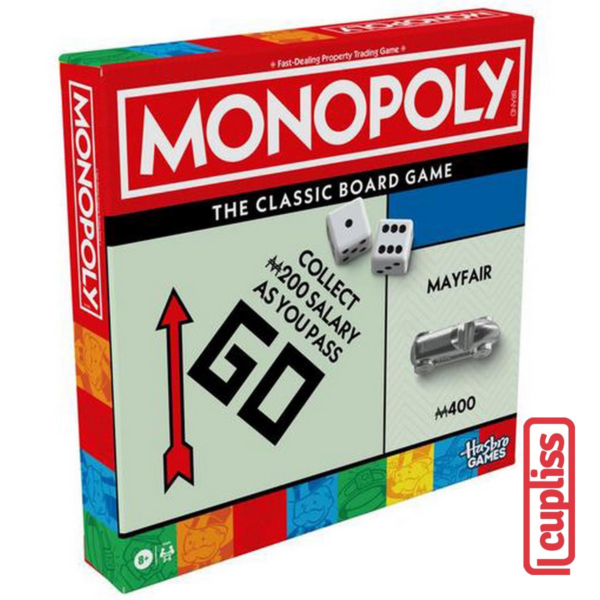 Hasbro Board Game G0009 Classic Monopoly Refresh New Design Permainan Papan