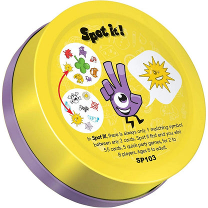 Spot It Classic Peg Edition Hobi Indonesia Board Game Zygomatic Original
