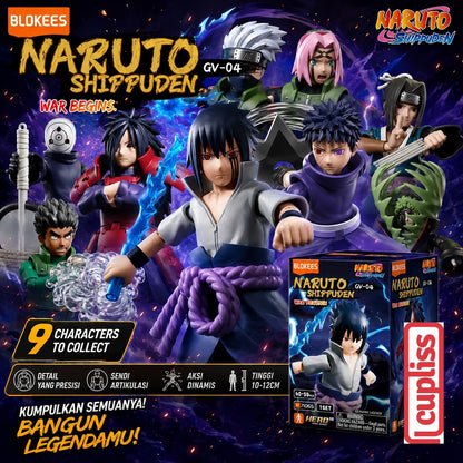 BLOKEES 71065 Mini Figures Naruto GV-04 Galaxy Version 04 War Begins Minifigure Figure