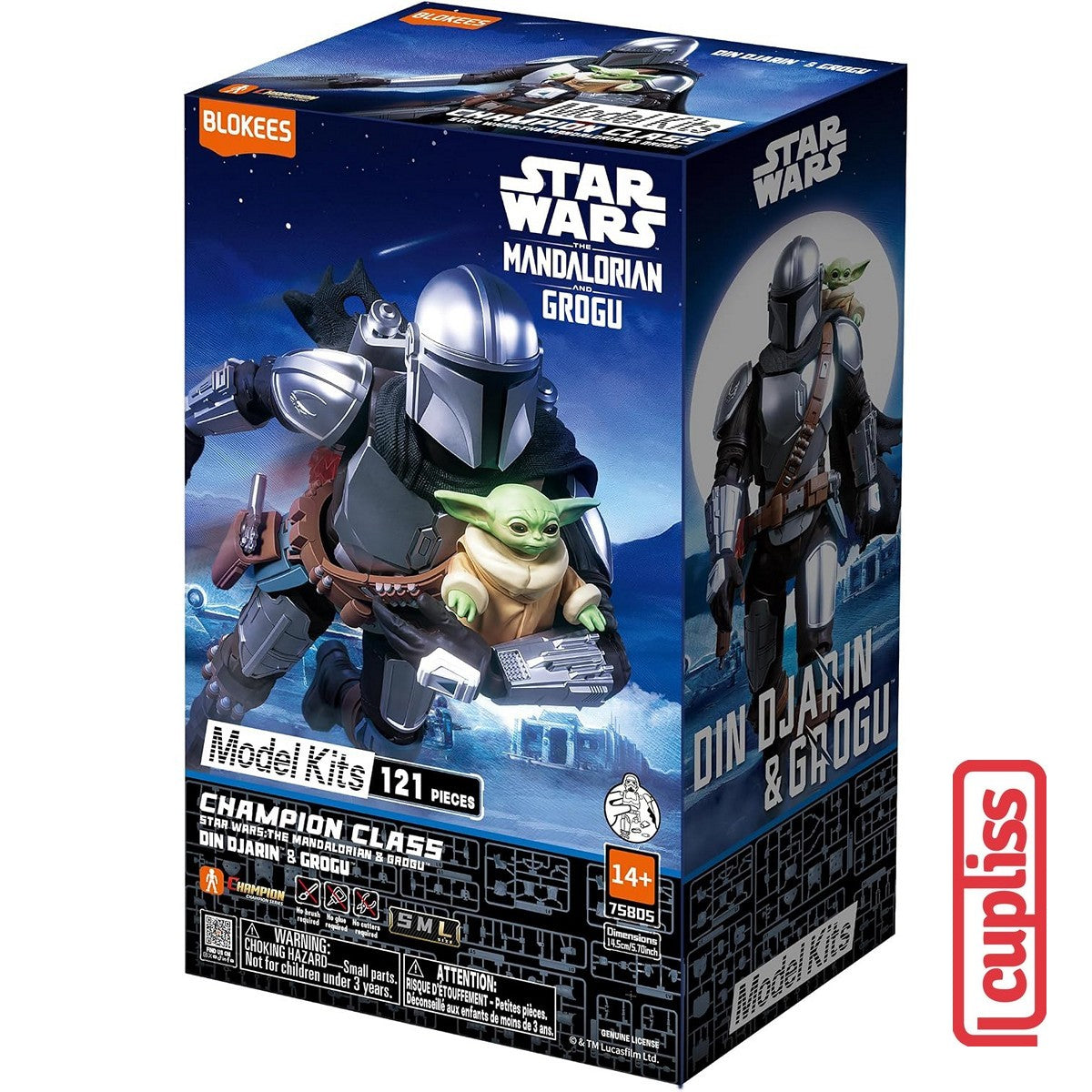 BLOKEES Figure Star Wars Champion Class CC 75805 Din Djarin and Grogu