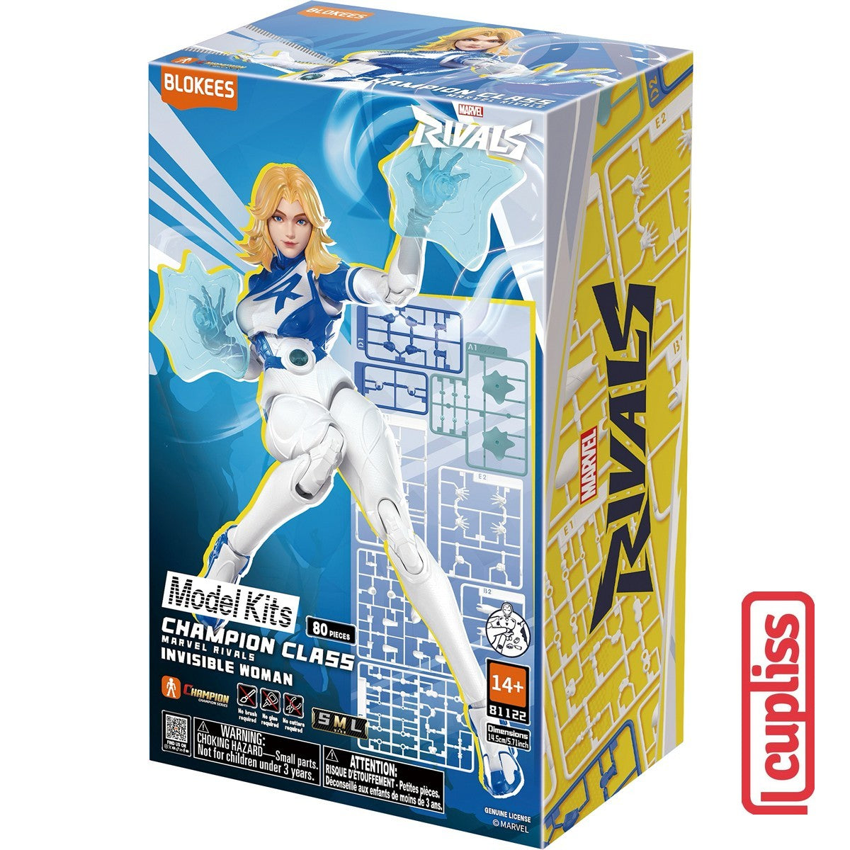 BLOKEES Figure Marvel Hero Rivals Champion Class CC 81122 Invisible Woman