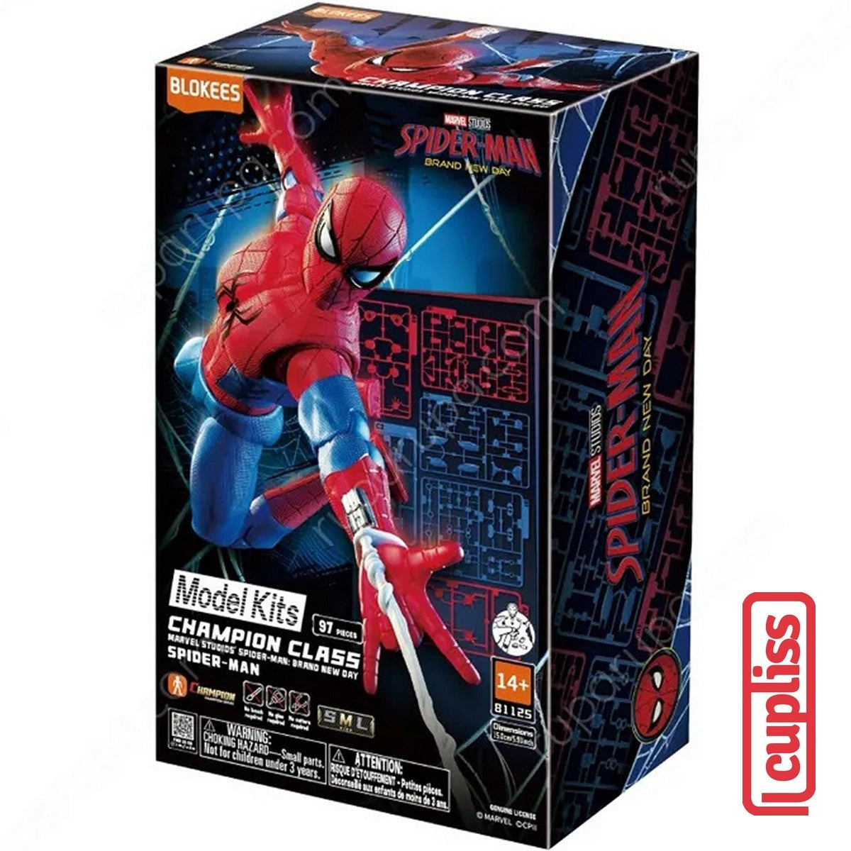 BLOKEES Figure Marvel Hero Rivals Champion Class CC 81125 Spider Man New