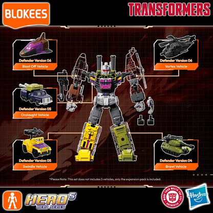 BLOKEES Figure Transformers 71421 Bruticus Model Kits Defender Version