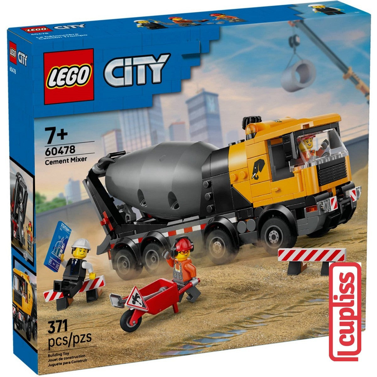 LEGO City 60478 Cement Mixer