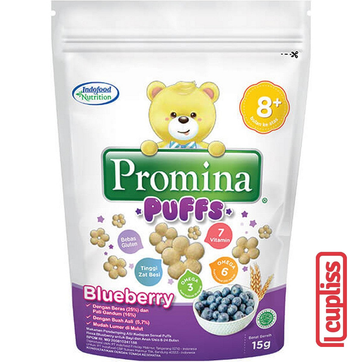 Promina Puffs 15gr Baby Snack Bayi MPASI 8 bulan Sehat