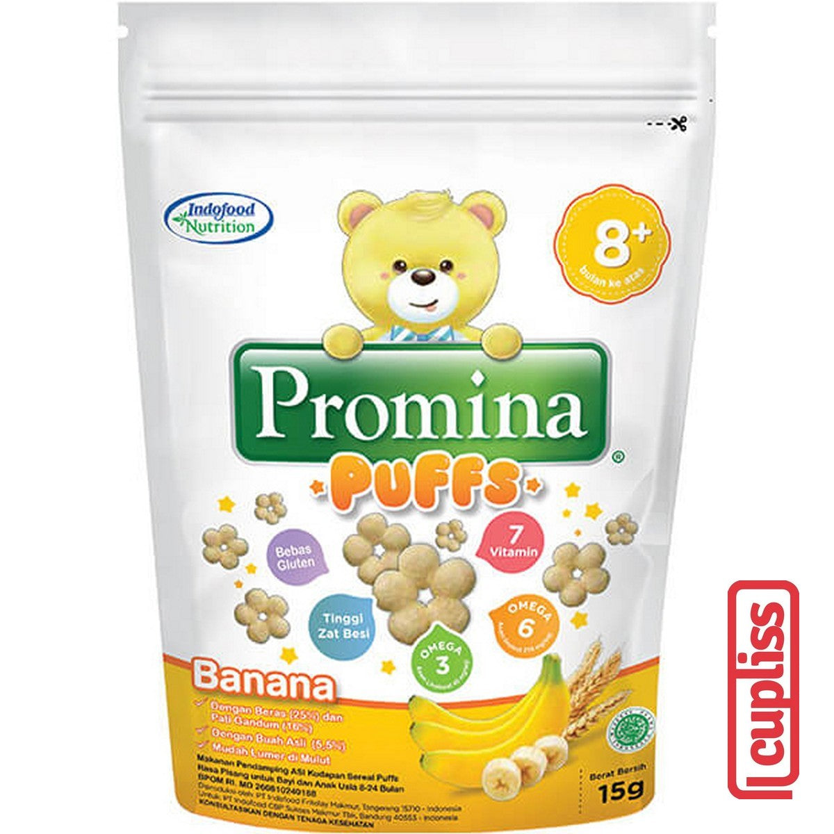 Promina Puffs 15gr Baby Snack Bayi MPASI 8 bulan Sehat