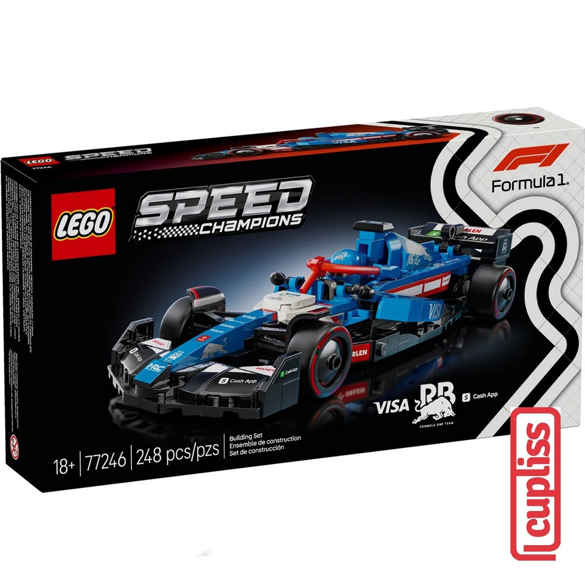 BAD BOX LEGO Speed Champions 77246 Visa Cash App RB VCARB 01 F1 Race Car