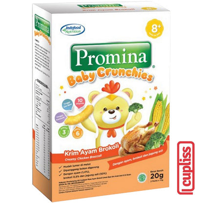 Promina Baby Crunch 20gr Crunchies MPASI Snack Camilan Makanan Ringan Bayi Anak 8m+