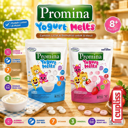 Promina Yogurt Melts 8gr Snack Camilan MPASI Bayi Anak 12m+