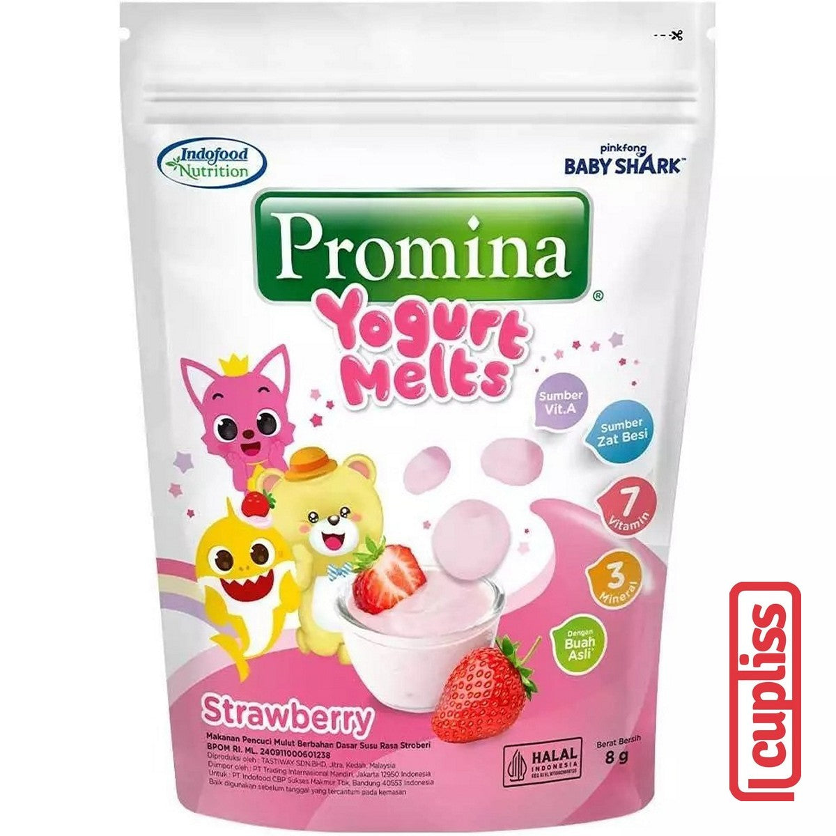 Promina Yogurt Melts 8gr Snack Camilan MPASI Bayi Anak 12m+