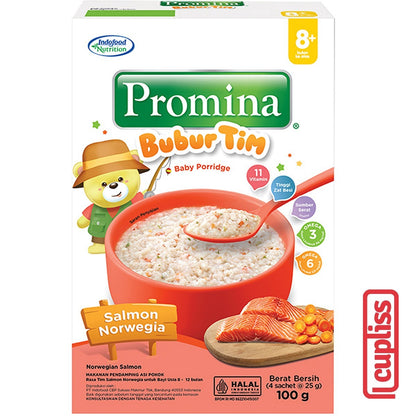 Promina Bubur Tim 100gr Porridge MPASI Anak Bayi Sehat Baby 8m+