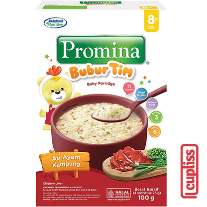 Promina Bubur Tim 100gr Porridge MPASI Anak Bayi Sehat Baby 8m+