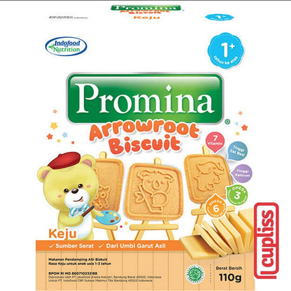 Promina Arrowroot Cookies 110gr Biskuit Snack MPASI Anak Balita Bayi 12m+