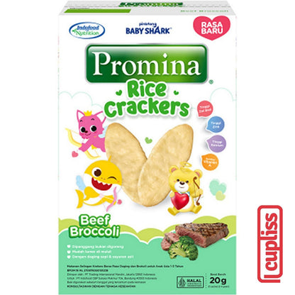 Promina Rice Crackers 20gr Snack Beras Bayi Anak MPASI Cemilan Baby 12m+