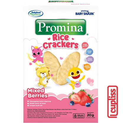 Promina Rice Crackers 20gr Snack Beras Bayi Anak MPASI Cemilan Baby 12m+