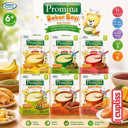Promina Bubur Bayi 120gr Baby Porridge Cereal MPASI 6m+