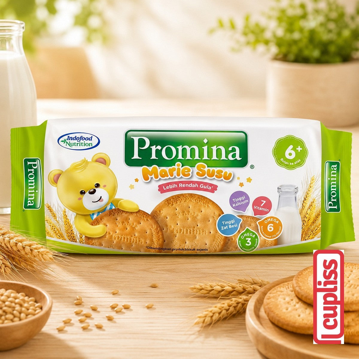 Promina Marie Susu 150gr Biskuit Snack Biscuit Anak 6m+ Cookies Regal Roll MPASI 6m+
