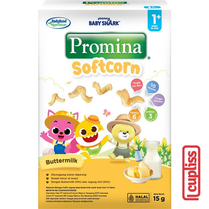 Promina Softcorn 15gr Snack Bayi Baby Camilan Anak MPASI 12m+ Makanan Ringan
