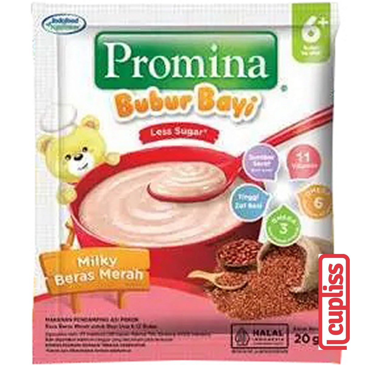 Promina Sachet 20gr Bubur Bayi Tim Baby Porridge Baby Porridge MPASI 6m+ Kemasan Traditional Eko
