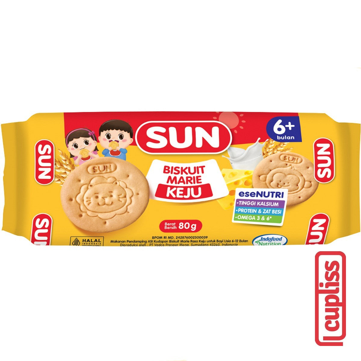 SUN Marie Biskuit Bayi Regal Baby Biscuit Roll Susu MPASI Anak