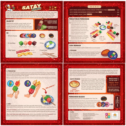 Satay Express Board Game Mandoo Games Permainan Papan Yohan Goh Hobi Indonesia