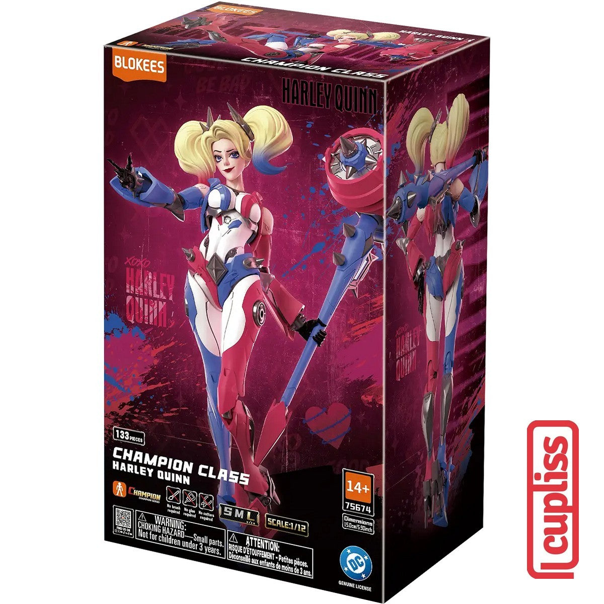 BLOKEES Figure DC Hero Champion Class CC04 CC 04 75674 Harley Quinn