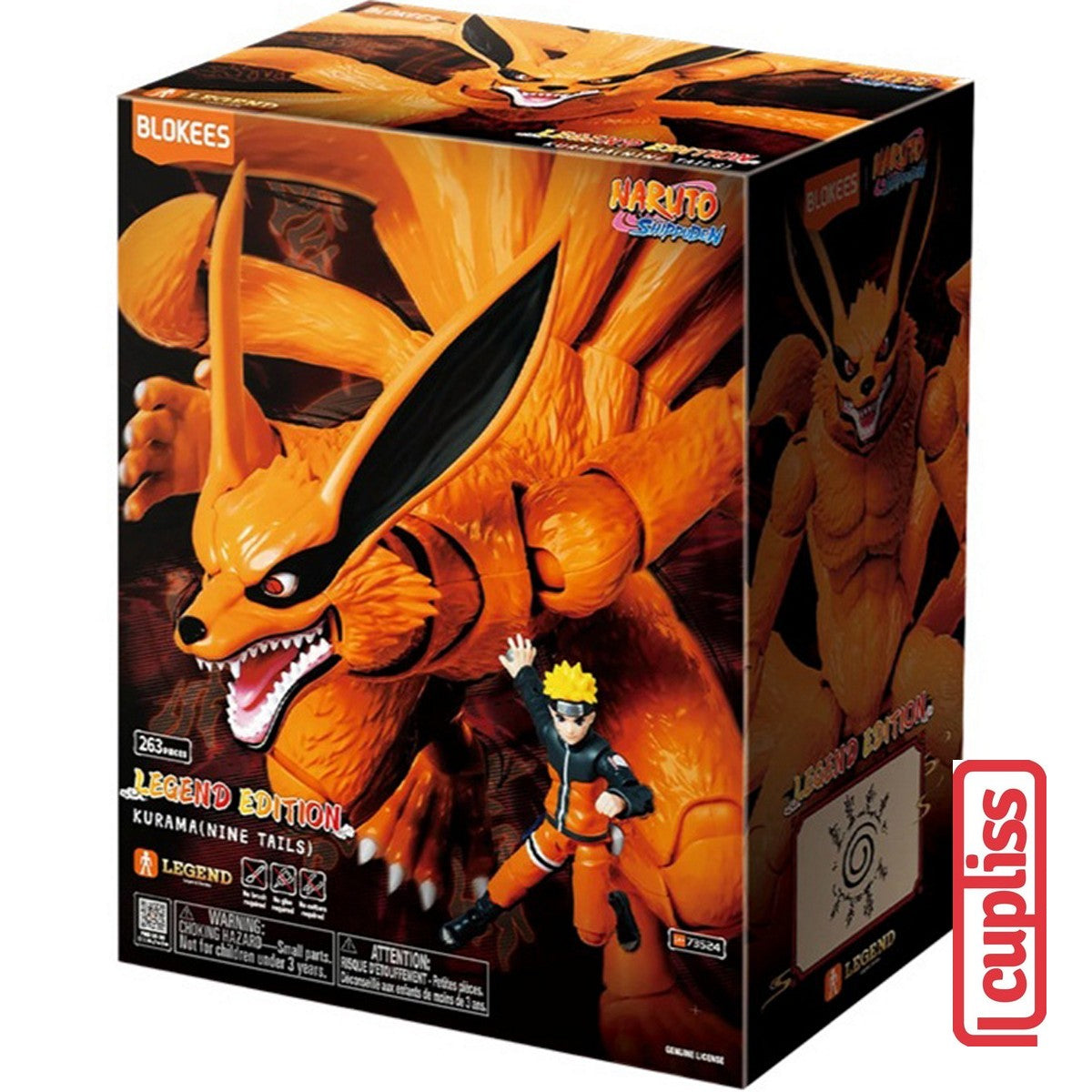 BLOKEES Figure Naruto Legend Edition LE01 LE 01 73524 Kurama Nine Tails