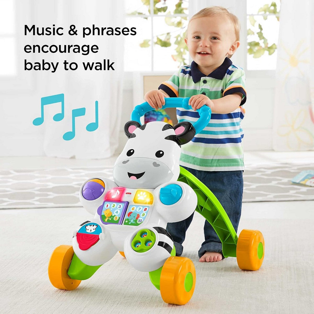 Fisher Price DLF00 Learn with Me Zebra Walker Baby Infant