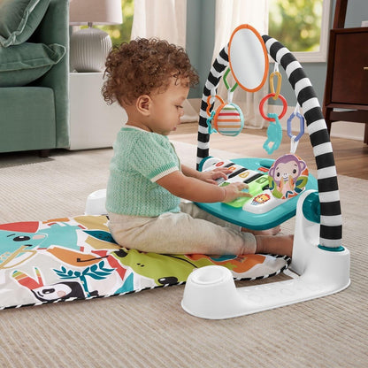Fisher Price HRB13 Glow and Grow Kick and Play Piano Gym Baby Light and Music Playmat Newborn