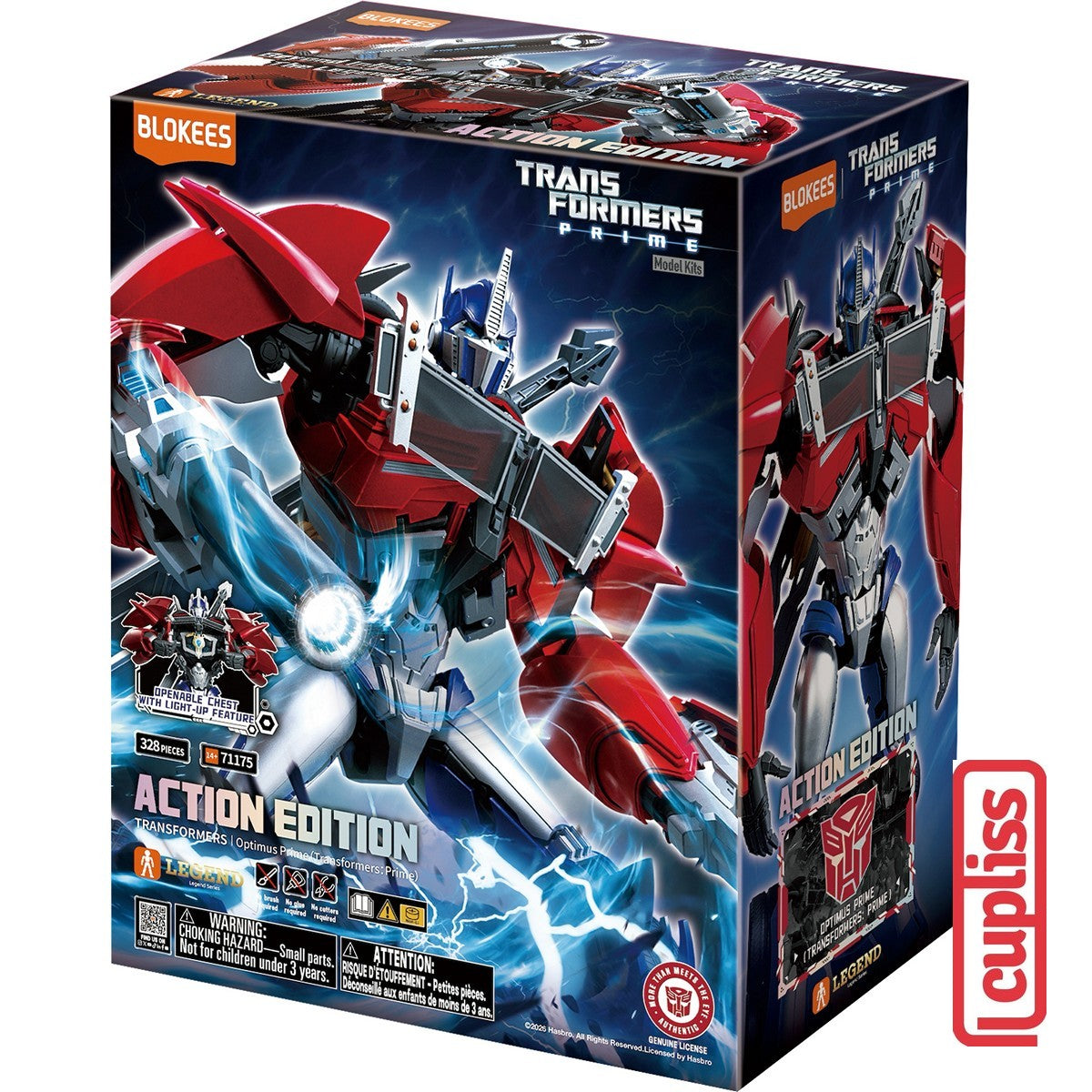 BLOKEES Figure Transformers Action Edition AE07 AE 07 71195 Optimus Prime