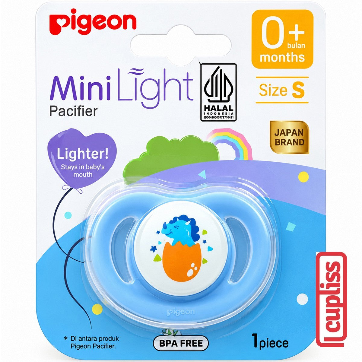 PIGEON Mini Light Pacifier Baby Empeng Dot Bayi Minilight