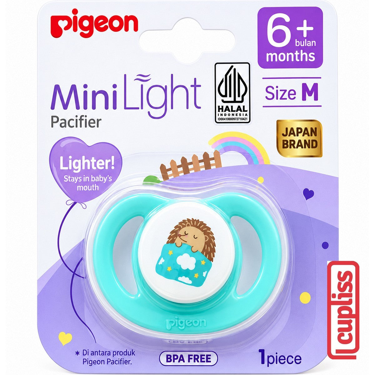 PIGEON Mini Light Pacifier Baby Empeng Dot Bayi Minilight