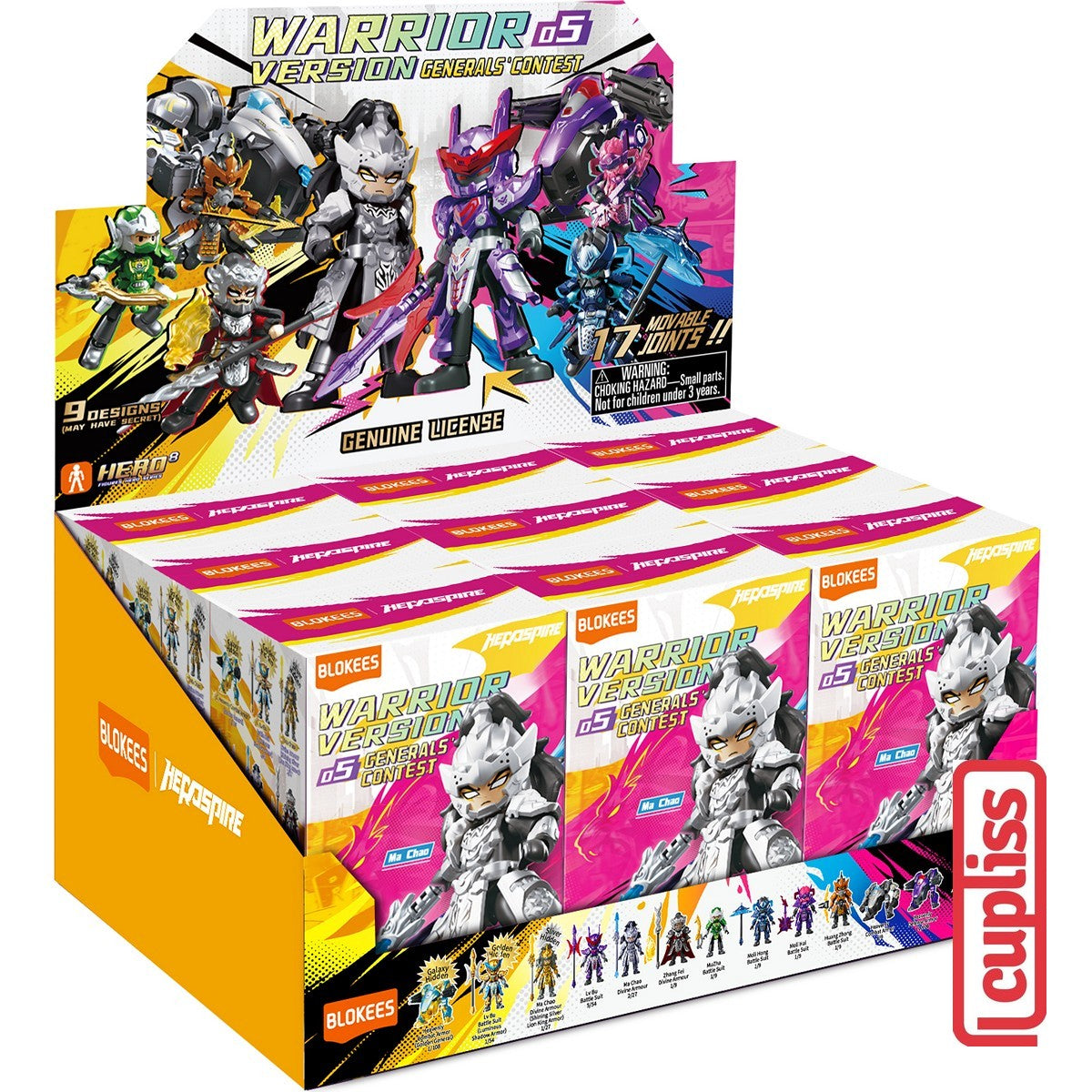 BOX - BLOKEES Figure Herospire Hero Infinity WV 01 02 03 04 05 06 07 08 09 10