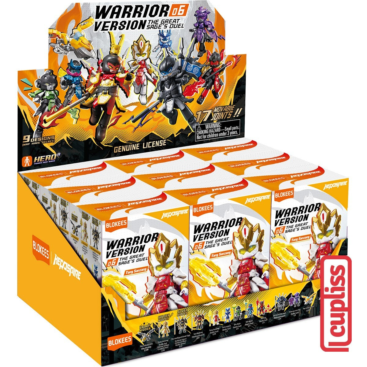 BOX - BLOKEES Figure Herospire Hero Infinity WV 01 02 03 04 05 06 07 08 09 10
