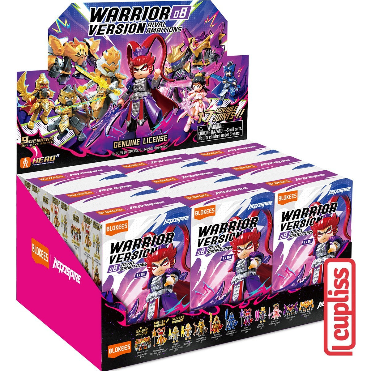 BOX - BLOKEES Figure Herospire Hero Infinity WV 01 02 03 04 05 06 07 08 09 10