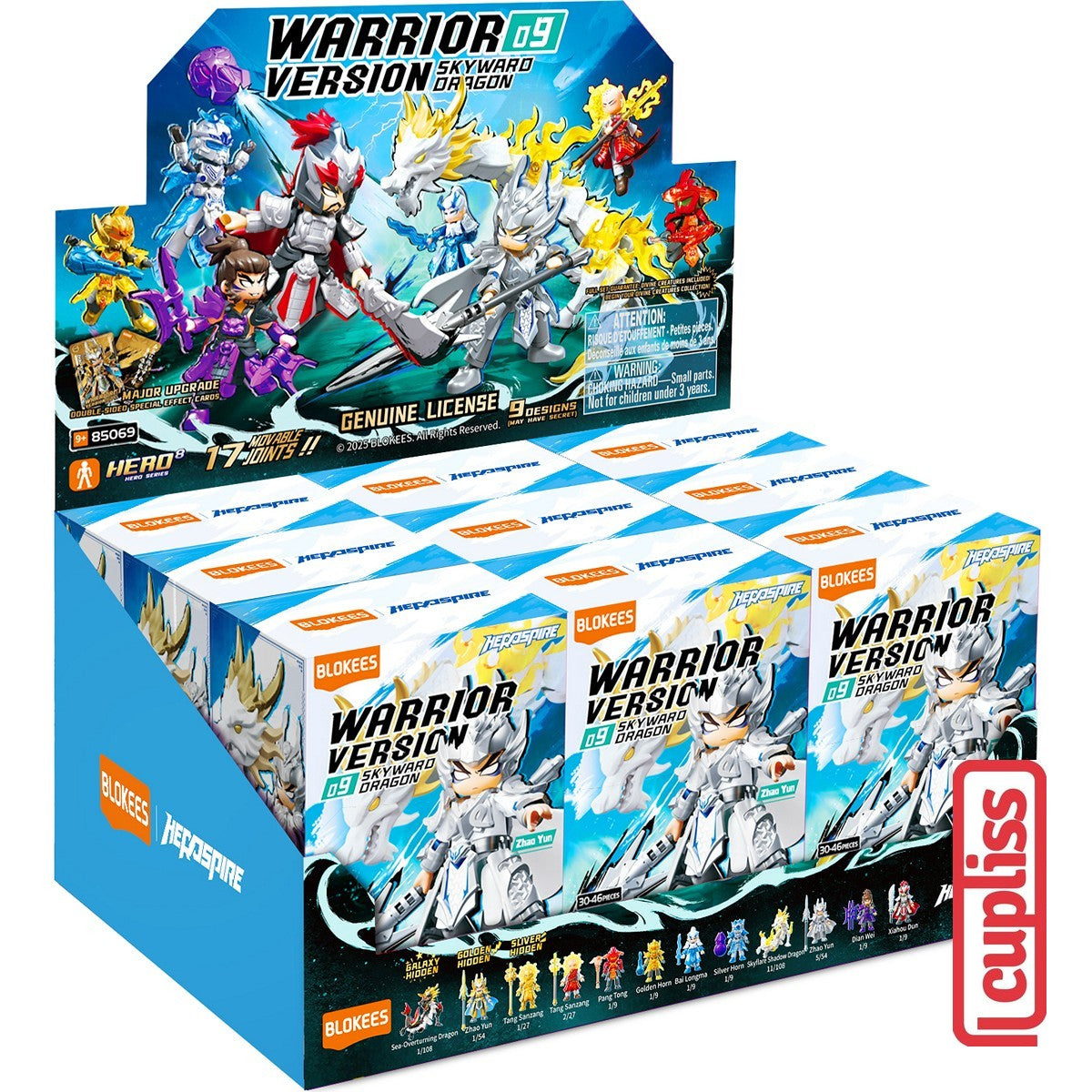 BOX - BLOKEES Figure Herospire Hero Infinity WV 01 02 03 04 05 06 07 08 09 10