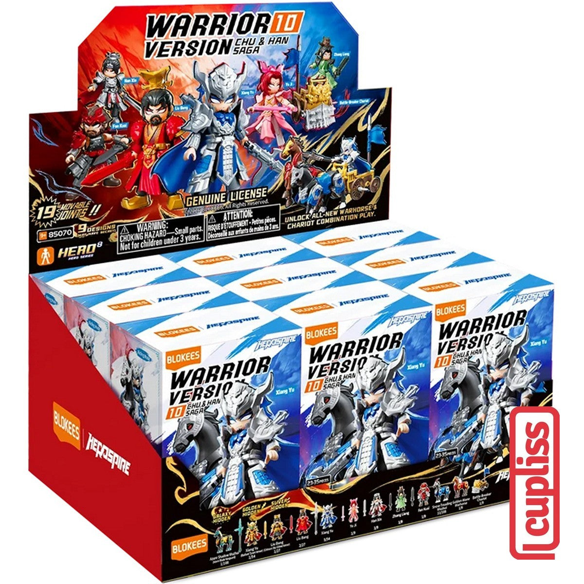 BOX - BLOKEES Figure Herospire Hero Infinity WV 01 02 03 04 05 06 07 08 09 10