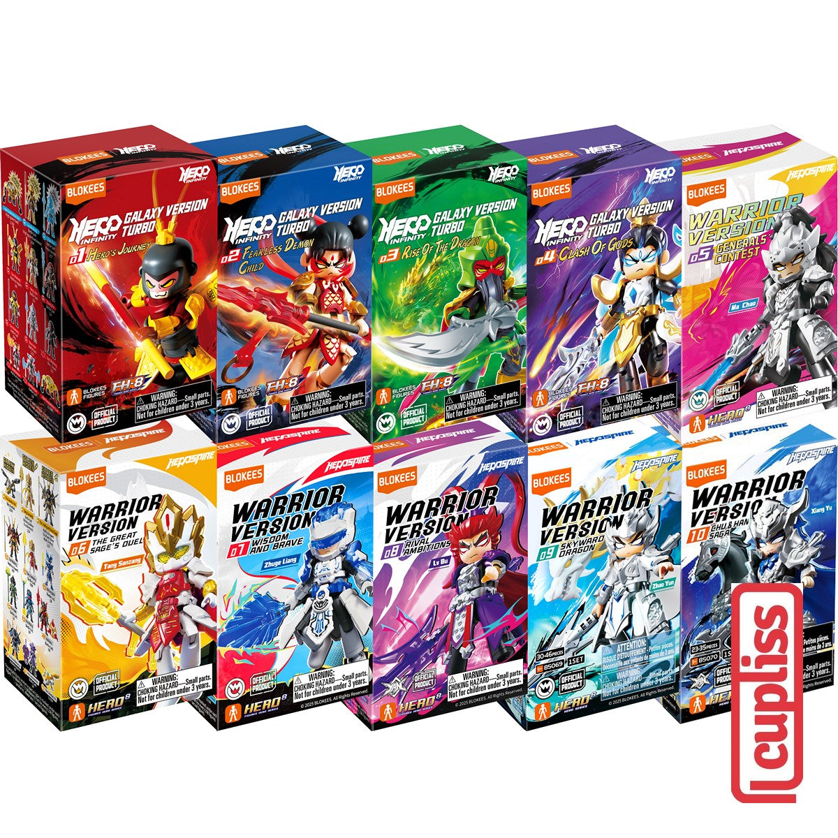 RANDOM - BLOKEES Figure Herospire Hero Infinity WV 01 02 03 04 05 06 07 08 09 10