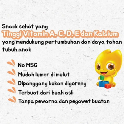 PoiPoi Healthy 25g Snack Sehat Bayi Bervitamin 25 gr Anak Milky Melon Mix Fruit Veggie Beef Cheese