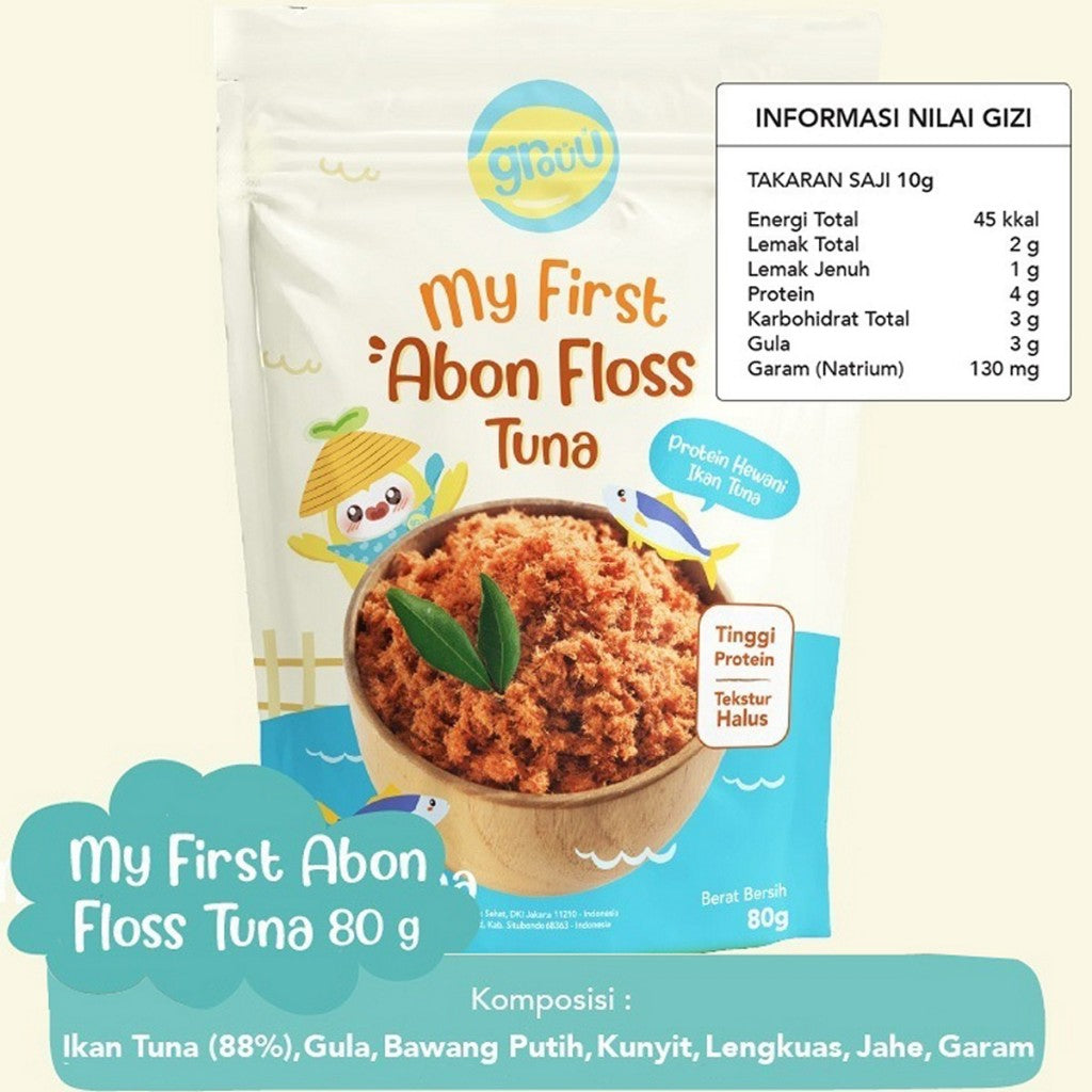 GROUU Kids Abon Ayam Sapi Snack Cemilan Anak MPASI 12+
