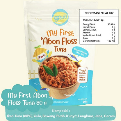 GROUU Kids Abon Ayam Sapi Snack Cemilan Anak MPASI 12+