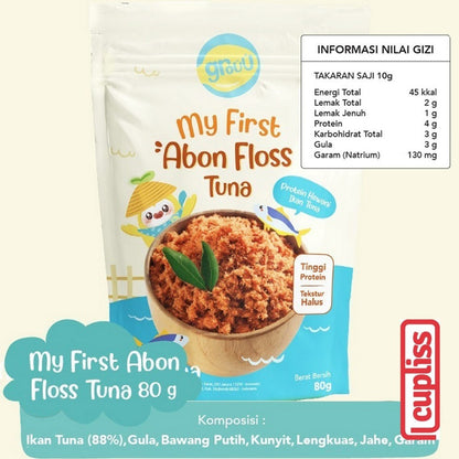GROUU Kids Abon Ayam Sapi Snack Cemilan Anak MPASI 12+