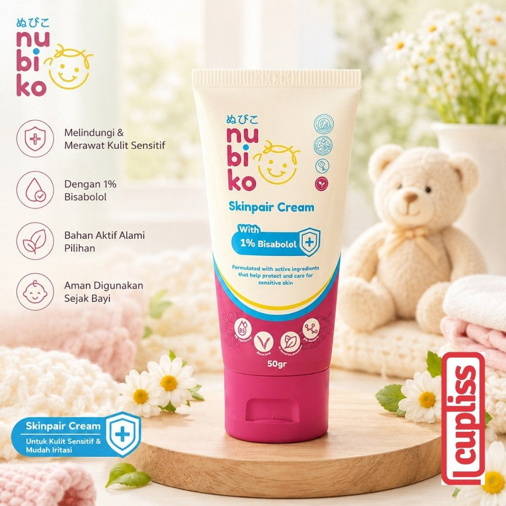 Nubiko Baby Cream Essential Soothe Hair Body Lotion Physical Sunscreen Hydra Gentle Skincare Perawatan Kulit Rambut Bayi